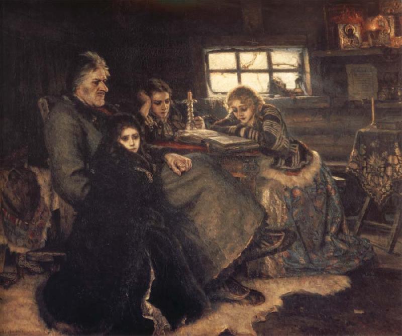 Menshikov at Beriozov, Vasily Surikov